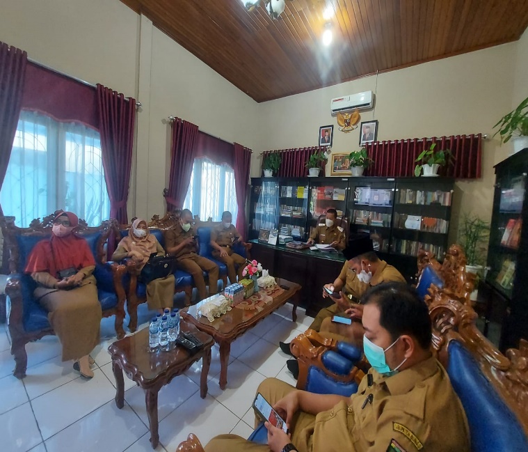 Acara Penyampaian Hasil Evaluasi SAKIP Tahun 2021 oleh Kementerian Pendayagunaan Aparatur Negaran dan Reformasi Birokrasi Republik Indonesia